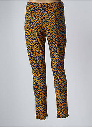 Jogging taille haute taille haute jaune ANNA femme