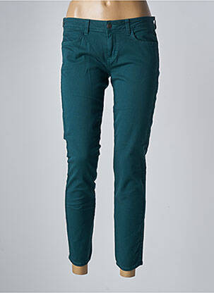 Pantalon 7/8 stretch taille basse vert SIWY femme
