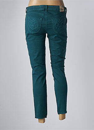 Pantalon 7/8 stretch taille basse vert SIWY femme