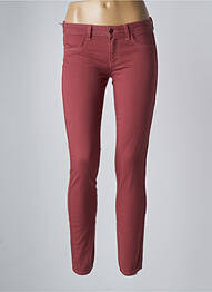 Pantalon 7/8 stretch taille basse rouge SIWY femme