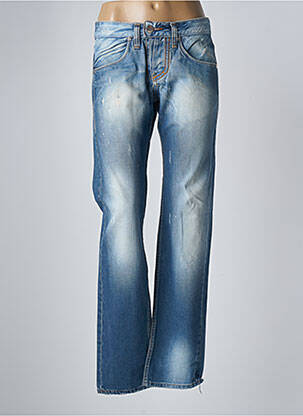 Jeans coupe droite bleu VKING UOMO pour femme