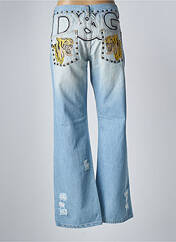 Jeans coupe large bleu DOLCE & GABBANA pour femme seconde vue