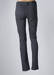 Pantalon slim gris DENIM STUDIO pour femme seconde vue