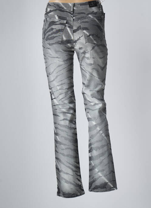 Jeans coupe droite gris PIANURASTUDIO pour femme