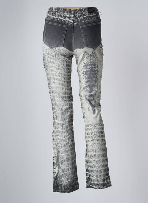 Jeans coupe droite gris PIANURASTUDIO pour femme