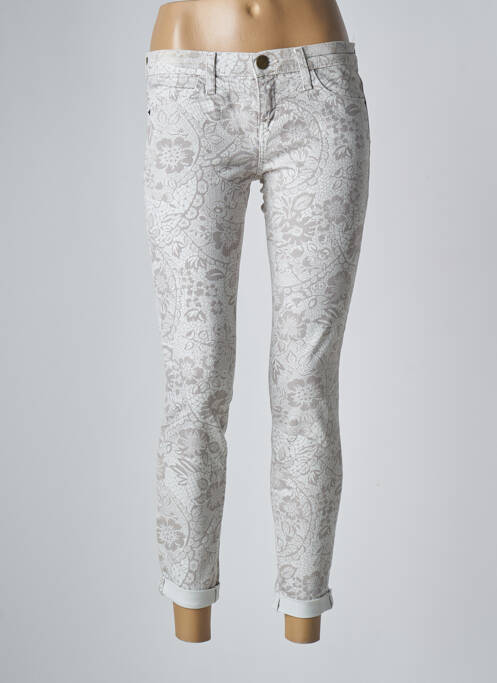 Jeans skinny beige CURRENT ELLIOTT pour femme