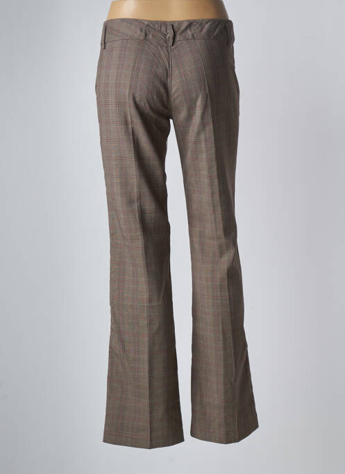 Pantalon droit marron FREESIA pour femme