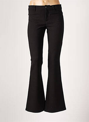 Pantalon slim taille haute taille haute noir DENIM STUDIO femme
