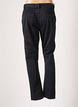 Pantalon slim tissage popeline taille normale noir LE TEMPS DES CERISES femme