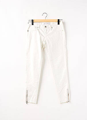 Pantalon poches taille basse blanc TAKE TWO femme