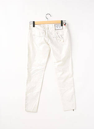 Pantalon poches taille basse blanc TAKE TWO femme