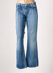 Jeans coupe droite bleu EMMA & CARO pour femme seconde vue