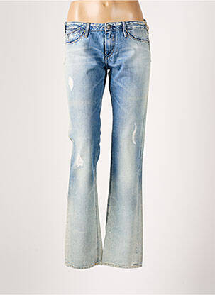 Jeans coupe slim bleu LE TEMPS DES CERISES pour femme
