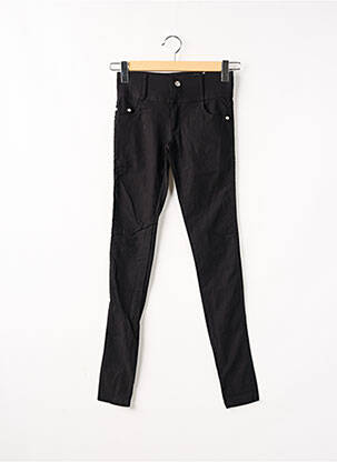 Pantalon slim noir M&C pour femme