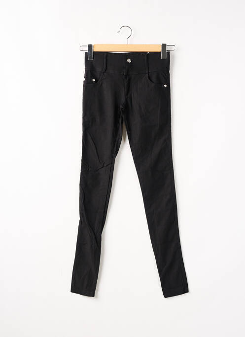 Pantalon slim noir M&C pour femme