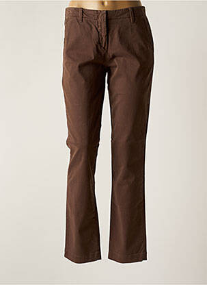Pantalon chino taille basse taille basse marron U.S. POLO ASSN femme