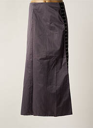 Jupe longue fermeture zippée au dos violet LES FOLIES D'HARRY femme