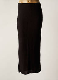 Jupe longue coupe droite noir POURQUOI PAS NOUS femme