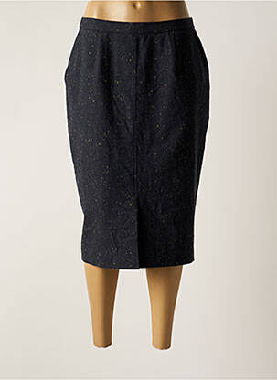 Jupe mi-longue taille à pinces bleu FRANCOISE DE FRANCE femme