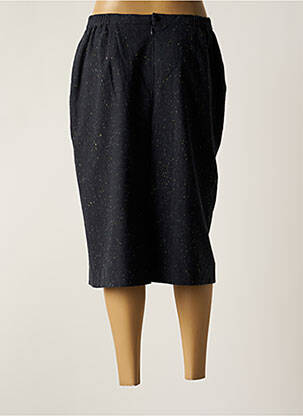 Jupe mi-longue taille à pinces bleu FRANCOISE DE FRANCE femme