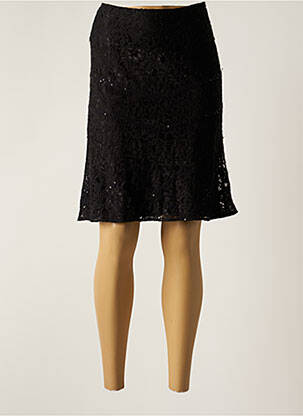 Jupe mi-longue stretch noir ARMAND VENTILO femme