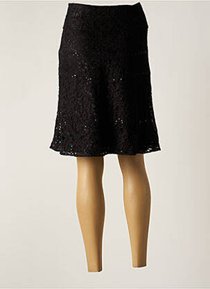 Jupe mi-longue stretch noir ARMAND VENTILO femme