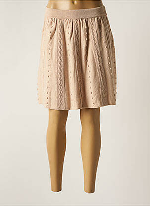 Jupe mi-longue stretch rose RED VALENTINO femme