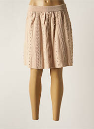 Jupe mi-longue coupe évasée rose RED VALENTINO femme