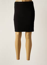 Jupe courte taille élastique noir MINIMUM femme