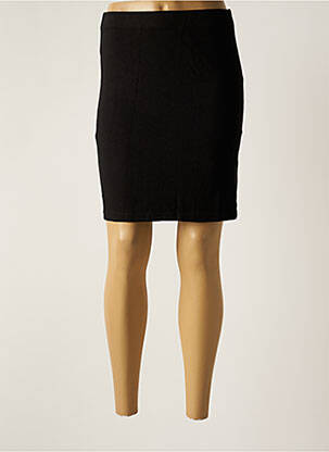 Jupe courte taille élastique noir MINIMUM femme