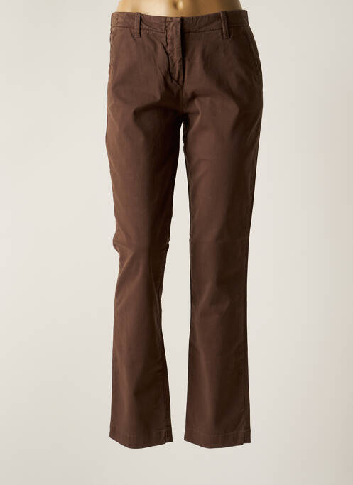 Pantalon chino taille basse taille basse marron U.S. POLO ASSN femme