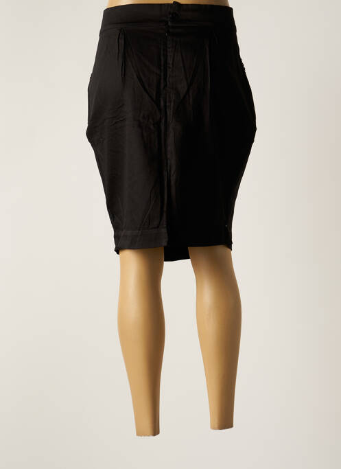 Jupe mi-longue noir LES FEES DE BENGALE pour femme