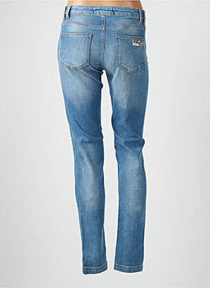 Jeans coupe slim stretch taille normale bleu CAVALLI femme