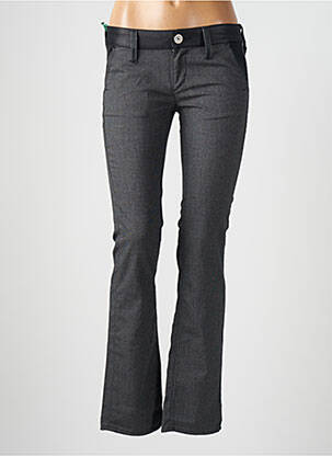 Pantalon slim taille basse taille basse noir FREESOUL femme
