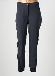 Pantalon slim taille élastique taille normale bleu MONTAR femme