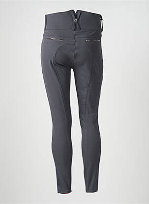Pantalon slim taille élastique taille normale gris MONTAR femme