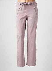 Pantalon droit violet SYM pour femme seconde vue