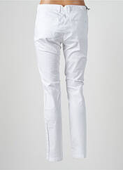 Pantalon slim blanc TREZ pour femme seconde vue