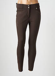 Pantalon slim marron MONTAR pour femme seconde vue