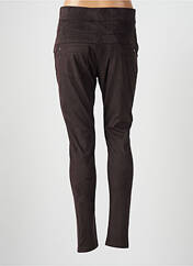 Pantalon slim marron SYM pour femme seconde vue