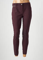 Pantalon slim rouge MONTAR pour femme seconde vue