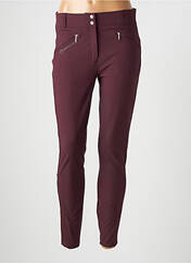 Pantalon slim rouge MONTAR pour femme seconde vue