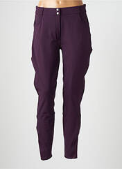 Pantalon slim violet MONTAR pour femme seconde vue
