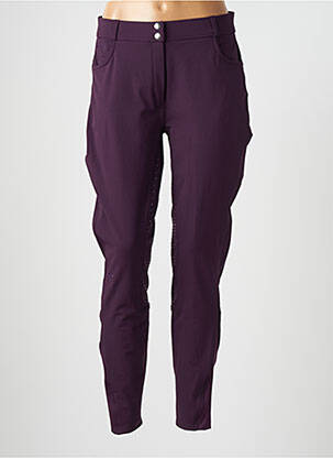 Pantalon slim violet MONTAR pour femme