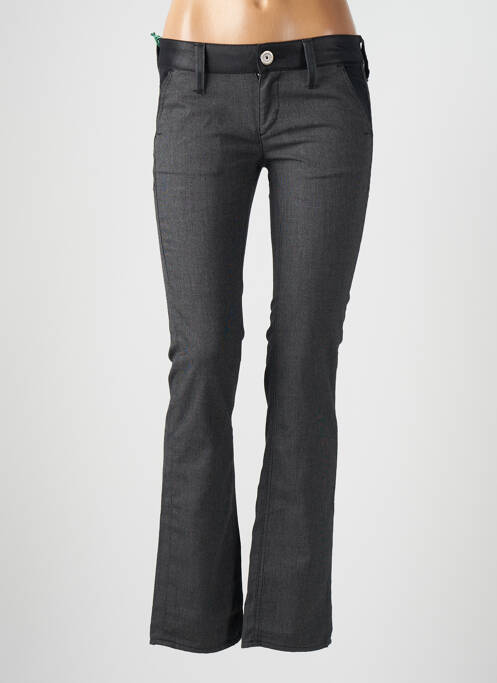 Pantalon slim taille basse taille basse noir FREESOUL femme