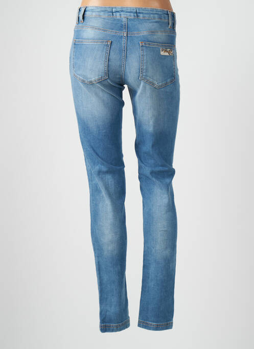 Jeans coupe slim bleu CAVALLI pour femme