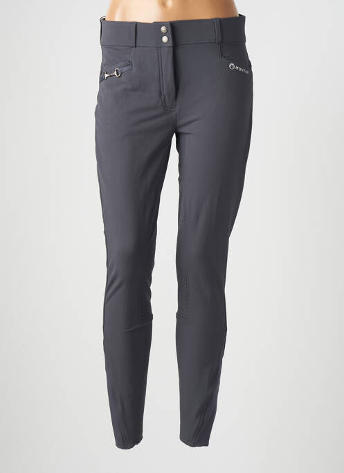 Pantalon slim gris MONTAR pour femme