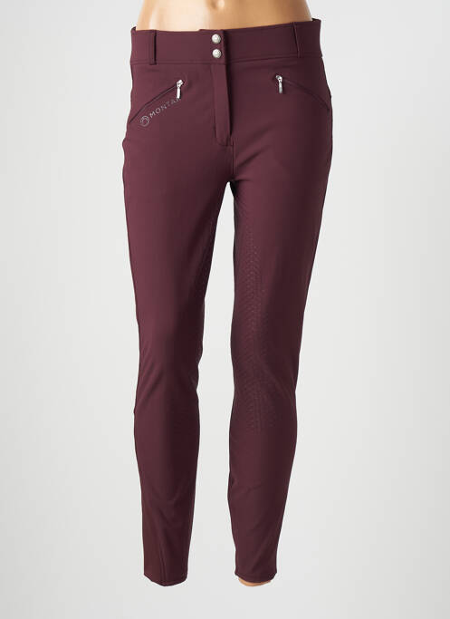 Pantalon slim rouge MONTAR pour femme