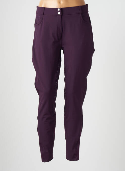 Pantalon slim violet MONTAR pour femme