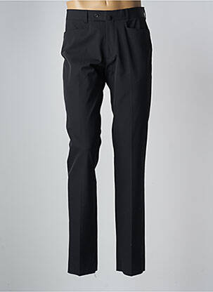 Pantalon droit stretch taille normale noir LOUIS PURPLE homme